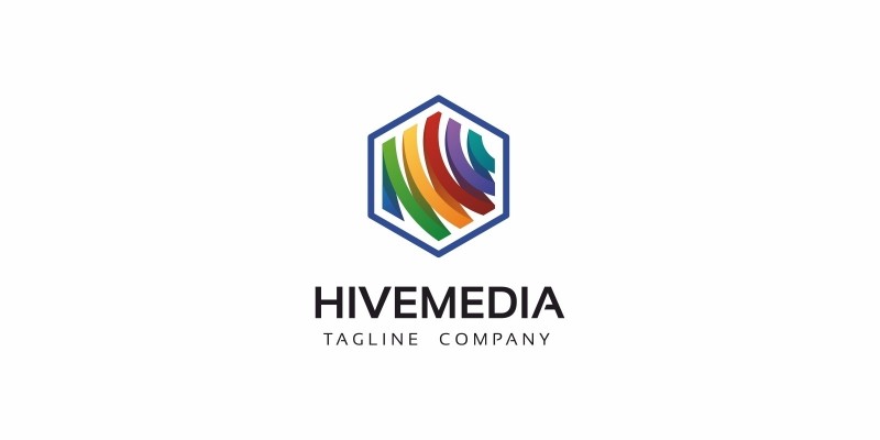 Hive Media Logo Template