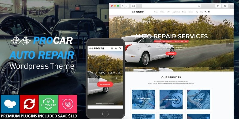 Procar WordPress Theme