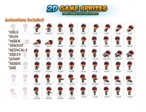 Pirate 2D Game Character Sprites Screenshot 2