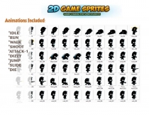 Shadow kid 2D Game Character Sprites Screenshot 2