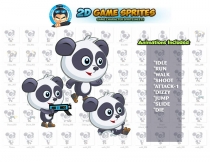 Panda 2D Game Character Sprites Screenshot 1