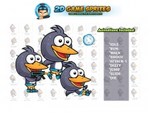 Penguin Game Character Sprites Screenshot 1