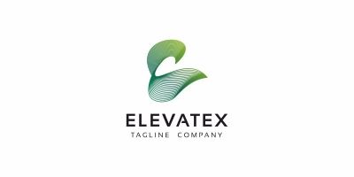 Elevatex E Letter Logo