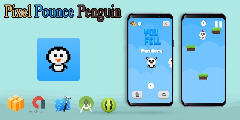 Pixel Pounce Penguin - Buildbox Project