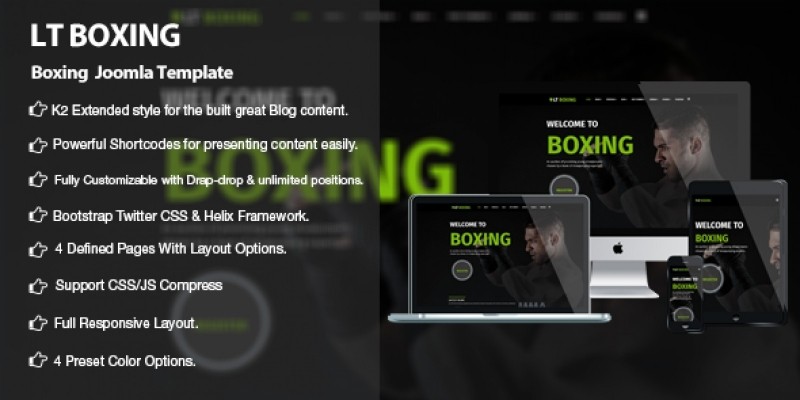 LT Boxing - Premium Joomla Sport Theme