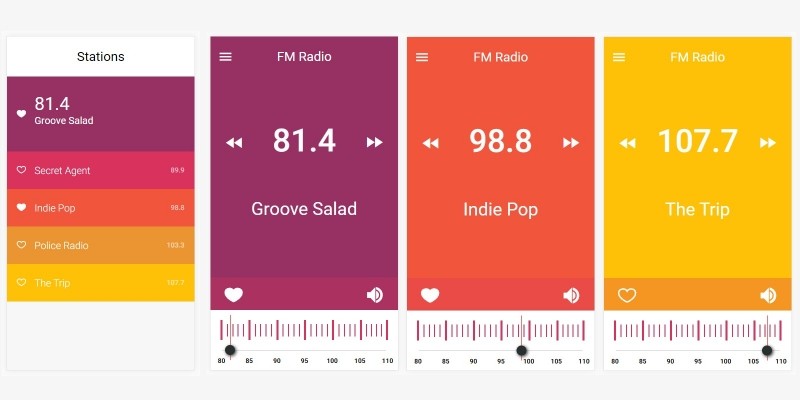 Fascinating Radio App Ionic