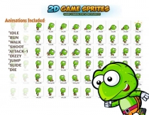 Turtle 2D Game Character Sprites Screenshot 2