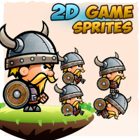 Viking 2D Game Character Sprites