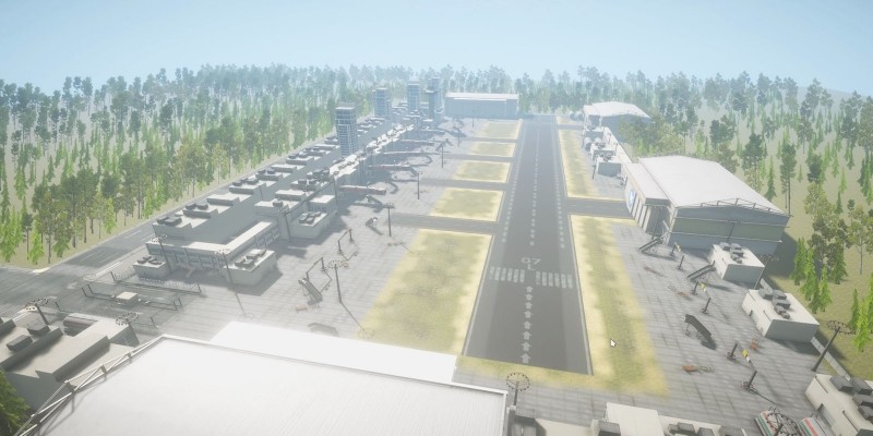 Airport Level Unity 3D Model