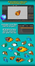 4 Fly Enemy Pack Game Sprite Screenshot 5