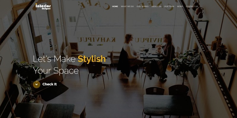 Interior Designer - Portfolio HTML Template