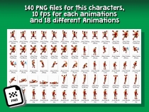 American Boxer 2D Game Character Sprite Screenshot 4