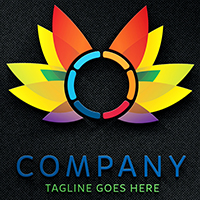 Rainbow Leaf Logo