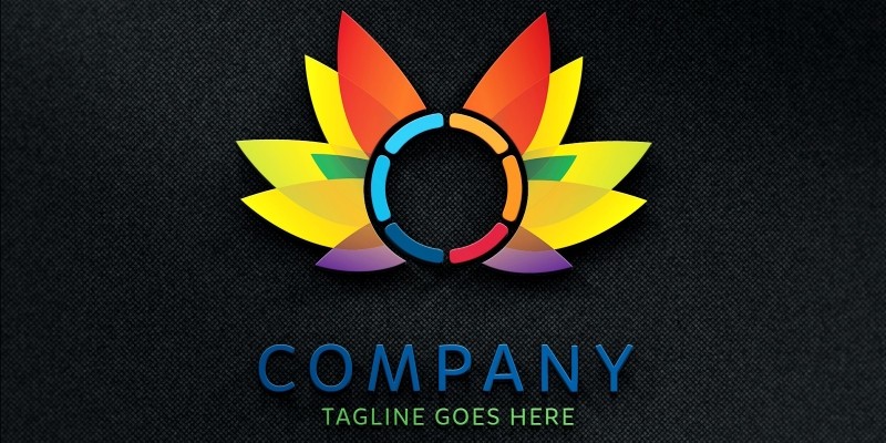 Rainbow Leaf Logo