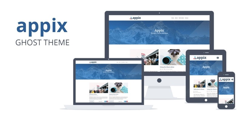 Appix -  Minimal Responsive Ghost Theme