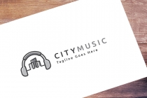 City Music Logo Template Screenshot 1