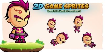 2D Game Character Sprites