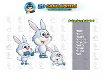 Bunny 2D Game Character Sprites  Screenshot 1