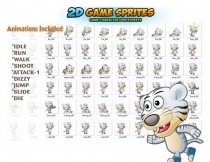 White Tiger 2D Game Character Sprites  Screenshot 2