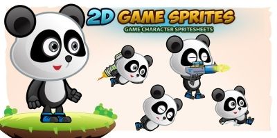 Panda 2D Game Character Sprites 