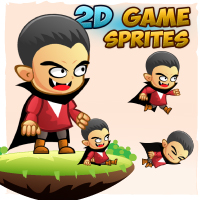 Vampires 2D Game Character Sprites