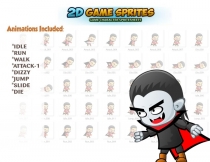 Vampires 2D Game Character Sprites Screenshot 2