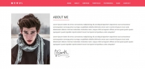 Mehul - Personal Portfolio HTML Template Screenshot 1