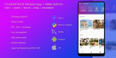 Classifieds Ionic App Source Code