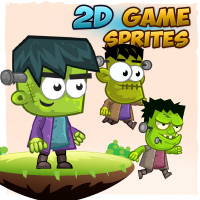 Frankenstein 2D Game Character Sprites 