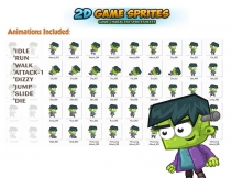 Frankenstein 2D Game Character Sprites  Screenshot 2