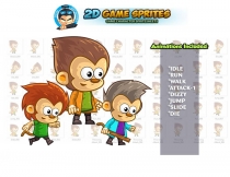 Monkey's 2D Game Character Sprites Screenshot 1