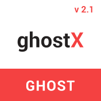 Ghostx - Minimal Responsive Blogging Theme