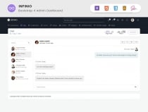 InfiniO - Bootstrap 4 Admin Dashboard Template  Screenshot 6