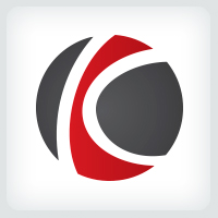 Circle Letter K Logo