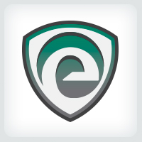 Letter E Shield Logo