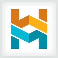 Letters WM / MW Logo