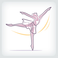 Ballerina Logo by Zixlo | Codester