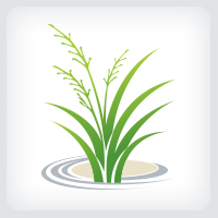 Lawn Care - Grass Logo