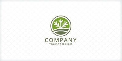 Lawn - Landscaping Logo
