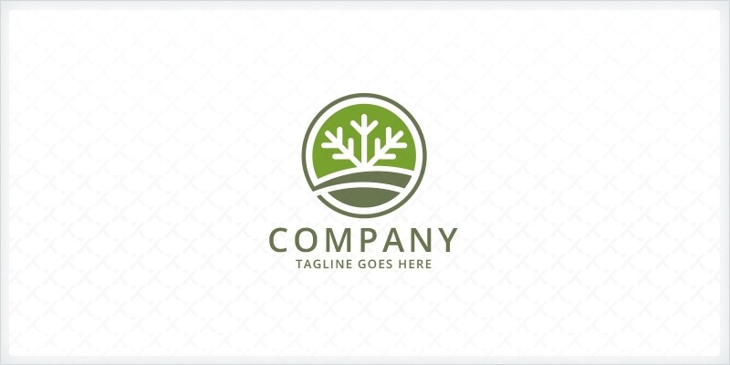 Lawn - Landscaping Logo