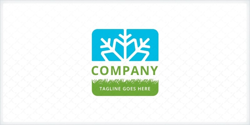 Lawn Care and Snow Removal Logo