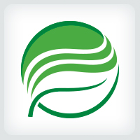 Layered Leaf Logo