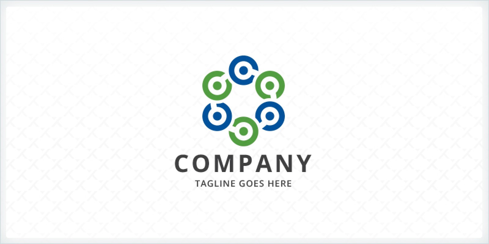 Circle Interconnecting Dots Logo