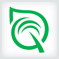 Leaf - Letter Q Logo