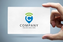 Letter C - Geo Tagging Logo Screenshot 1