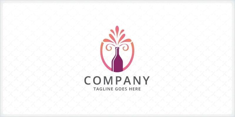 Wine Bottle Logo