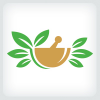 Mortar and Pestle - Pharmacy Logo