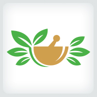 Mortar and Pestle - Pharmacy Logo