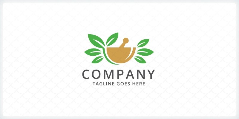 Mortar and Pestle - Pharmacy Logo