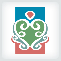 Stylized Heart Logo